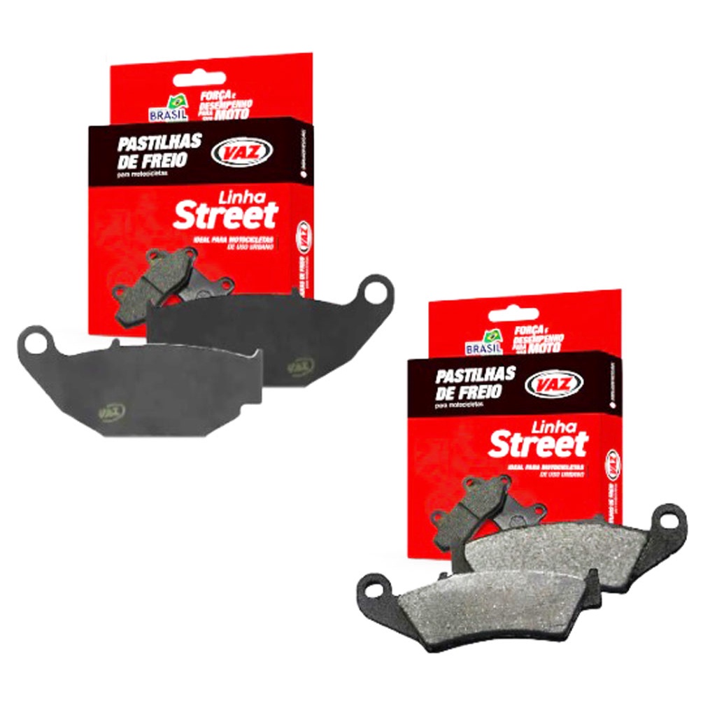 Kit Pastilhas de Freio Xre 190 / Nxr 160 Bros 2015-2017 Ecopads Vaz em Oferta na Shopee
