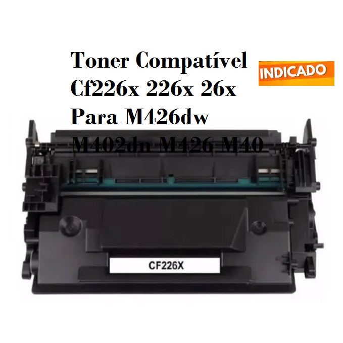 Toner Compatível Cf226x 226x 26x Para M426dw M402dn M426 M40