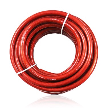 Cabo Bateria Automotivo Flexível 90mm Vermelho 100% Cobre Alta Corrente