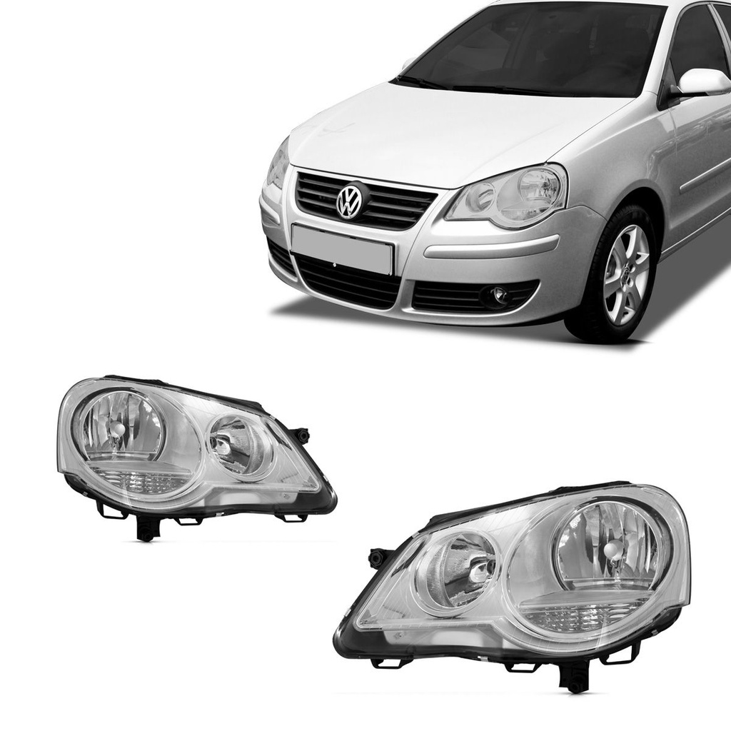 Par Farol Polo 2007 2008 2009 2010 2011 2012 2013 2014 Elétrico - Spare Parts and Accessories for Vehicles