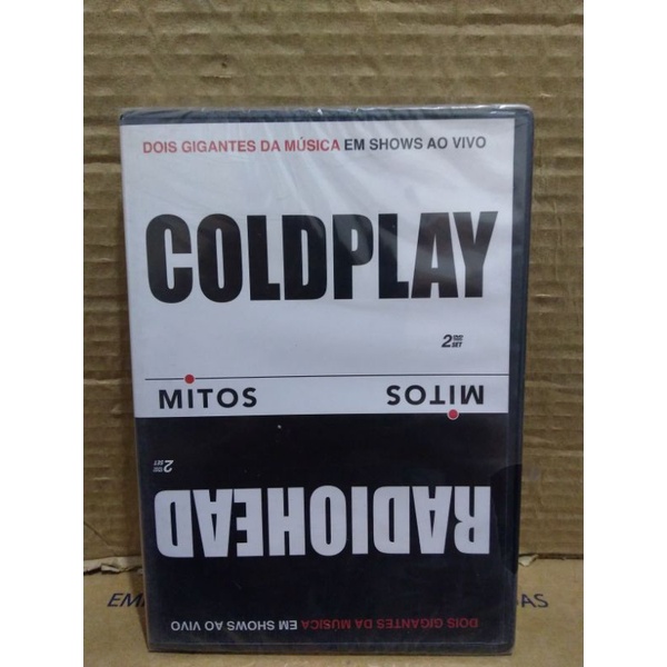 DVD DUPLO COLDPLAY/RADIOHEAD- SÉRIE MITOS (DUPLO-LACRADO)
