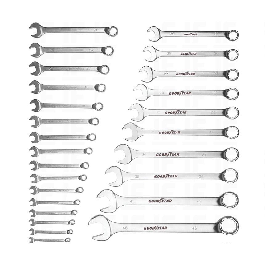 Chave Combinada Cromo Vanadio Profissional Goodyear