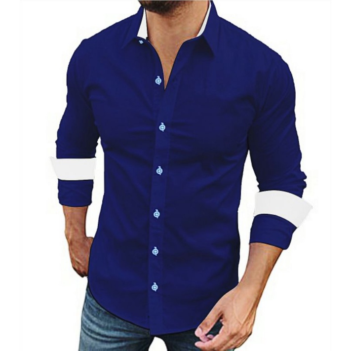 Camisa social casual slin fit promoção entrega rapida | Shopee