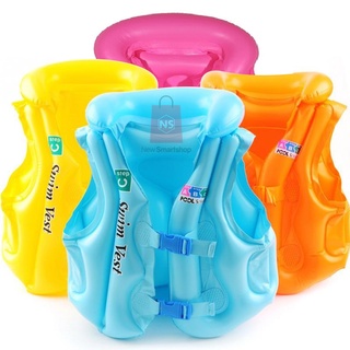 Colete Inflavel Boia para Piscina Praia Infantil Flutuador Salva Vidas para Criança e Bebê Unissex P M G 10 a 50 kg