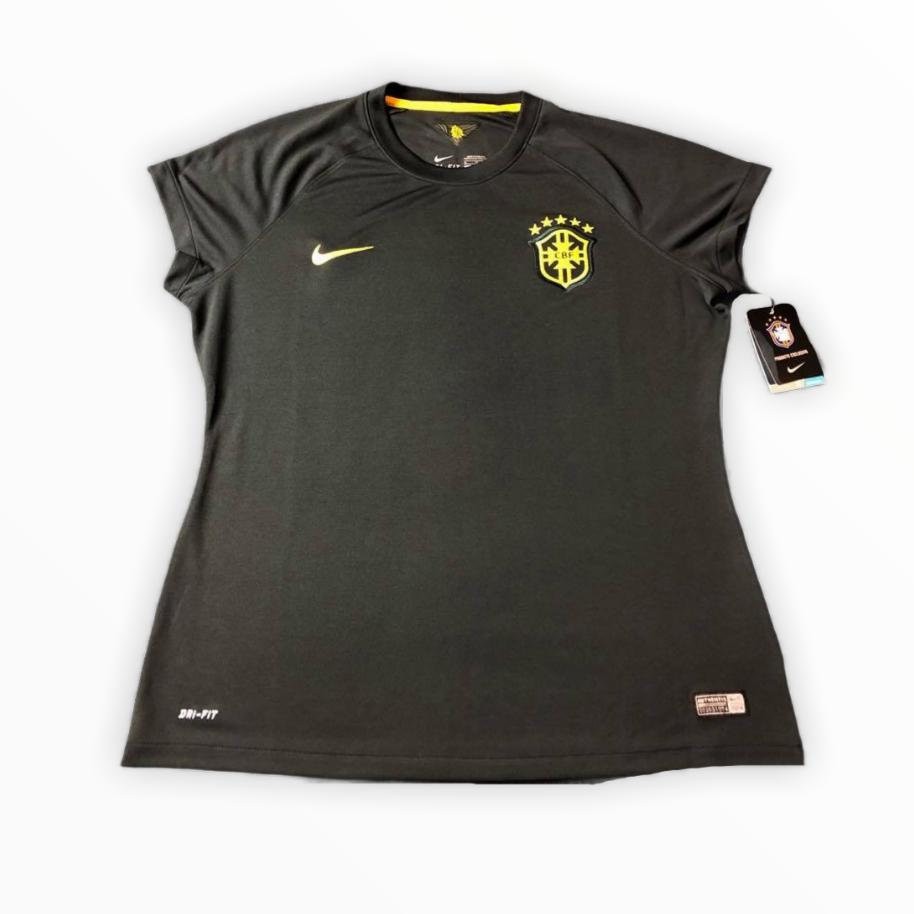 Wrong Furnace Hamburger Camisa Original Seleção Brasil 2014 Third Verde escura Tam: Feminina GG. |  Shopee Brasil