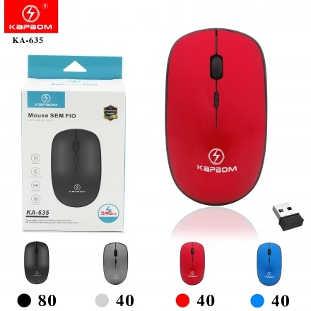 Mouse Sem Fio Para Computador Desktop Pc Notebook Promoção C/ Pilha Incluso