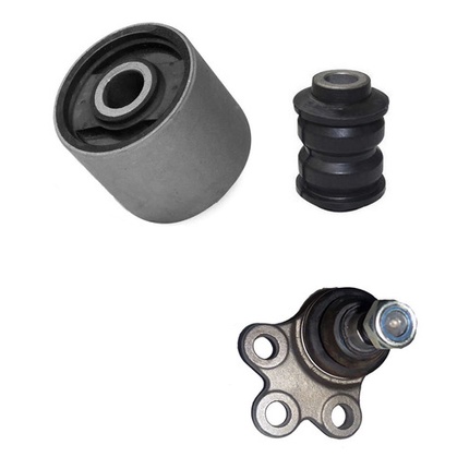 Kit Bucha Mancal Central Pivo Bandeja Dianteira Gm Captiva