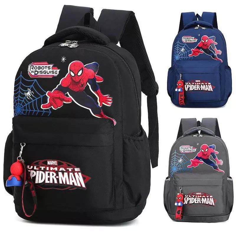 Bolsas Escolares Para Crianças Mochilas Fofas De Desenho Animado Sepiderman Meninos Homens Aranhas PAUD TK SD