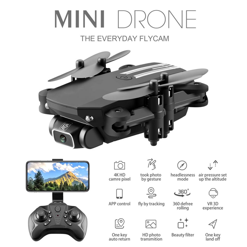 4K Hd Rc Drone 2.4G Fpv Câmera Wi-Fi Quadcopter Dobrável Mini Zangão Com Saco De Armazenamento