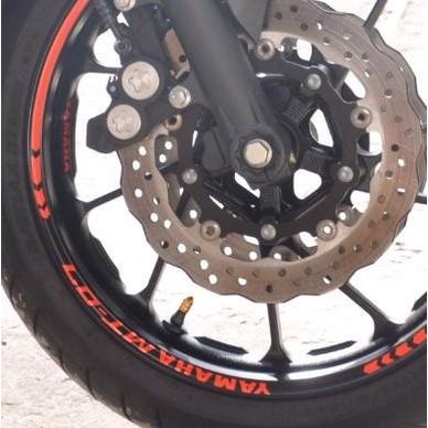 Friso Adesivo Refletivo Roda Moto Yamaha Mt 07 Mt07 Mt-07 M5