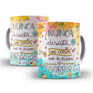 Caneca com Frase Personalizada de Porcelana para Presente Xícara Café em Oferta na Shopee
