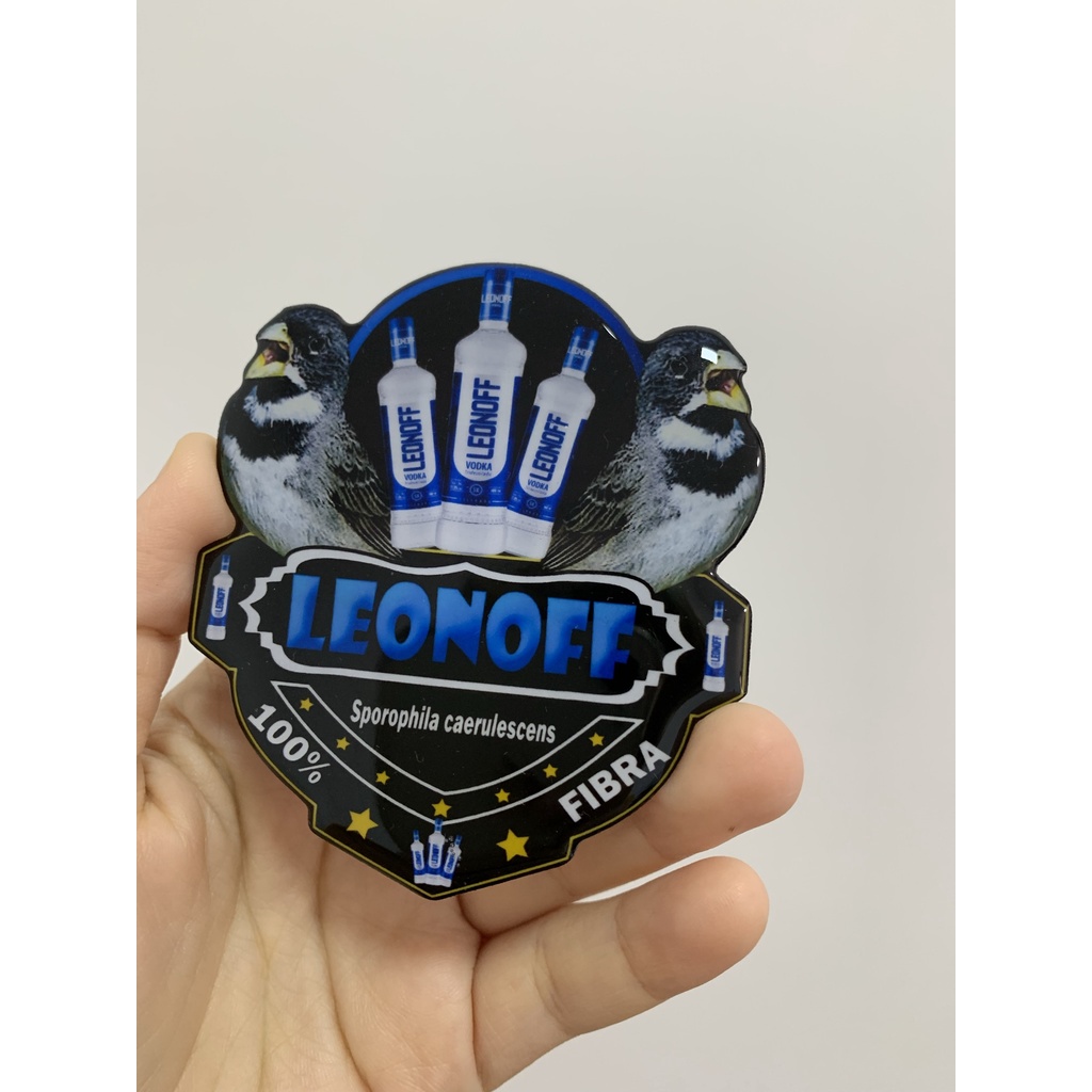 Placa de Gaiola Personalizada para Pássaro Resinada coleiro, trinca, galo campina, sabiá, chachao, pintassilgo, curió, azulão, sibite, calopsita, bico veludo, bigodinho, tiziu,tarin, tie sangue, tico tico, pardal, etc
