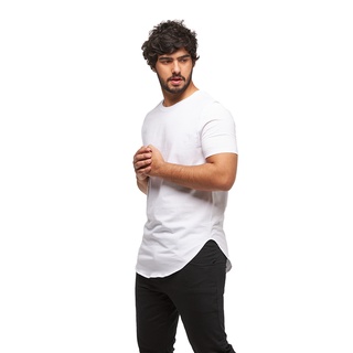 Camiseta Longline Masculino Oversized Camisa Manga Curta C1