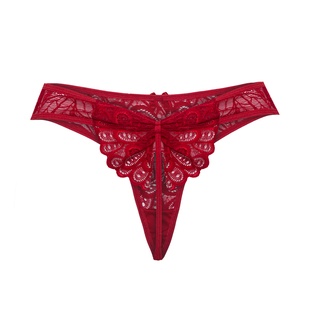 Calcinha tanga Fio Dental borboleta em renda