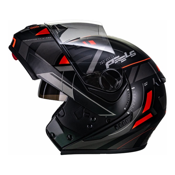 Capacete Moto Robocop Peels Urban U-RB2 Dynamic Escamoteável C/ Oculos