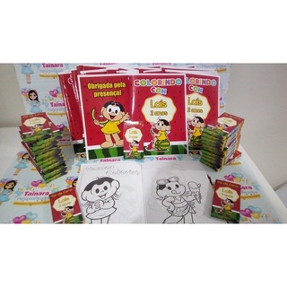 10 kit colorir magali