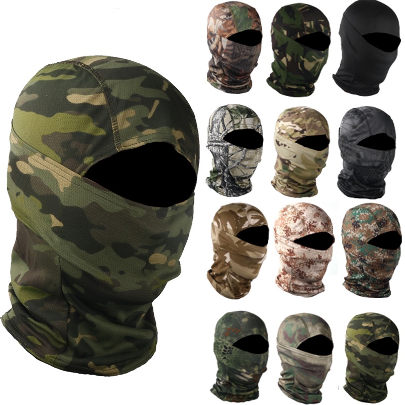 Balaclava Touca Tática Camuflada Militar Moto