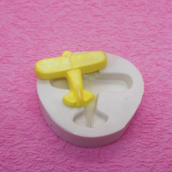 Molde De Silicone Avião Teco-Teco Molde Para Confeitaria Molde Para Biscuit 221