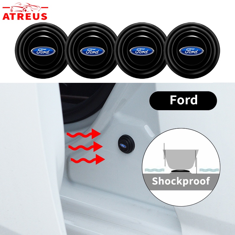 Para Ford Almofada De Silicone Anticolisão Porta De Carro Tronco Da Porta Proteção À Prova De Soundproof Silenciador Para Ford Ka Focus mk2 Ranger new Fiesta Fusion Ecosport Edge