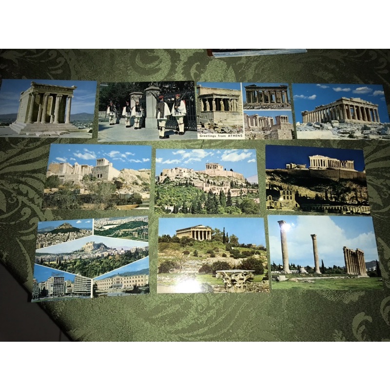10 cartões postais antigos Grécia cartão postal post card