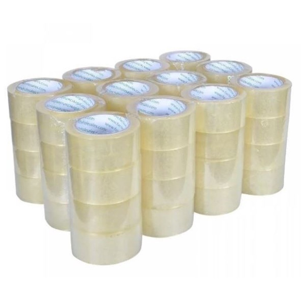 4 Rolo Fita Adesiva Transparente Larga 45mt 45mm Metros para empacotamento ecomerce - Oferta