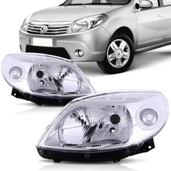 Par Farol Sandero 2007 2008 2009 2010 2011 Cromado