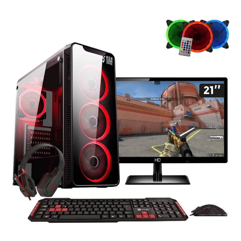 Cpu Pc Gamer Gtx 1060 6gb Intel I5 7geração 1tb 16gb
