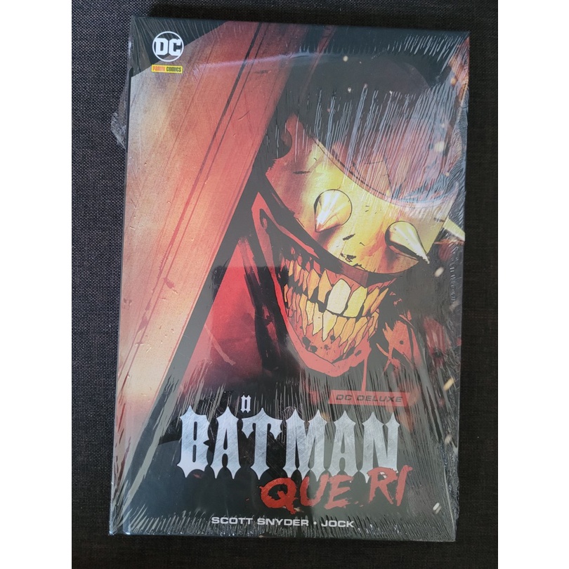 Hq O Batman Que Ri Dc Deluxe Capa Dura Scott Snyder Shopee Brasil