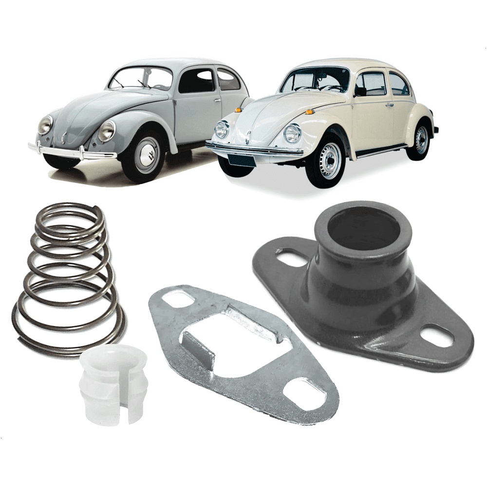 Kit Reparo Da Alavanca Câmbio Bucha Chapa Cúpula Fusca Todos 1300 1500 1600