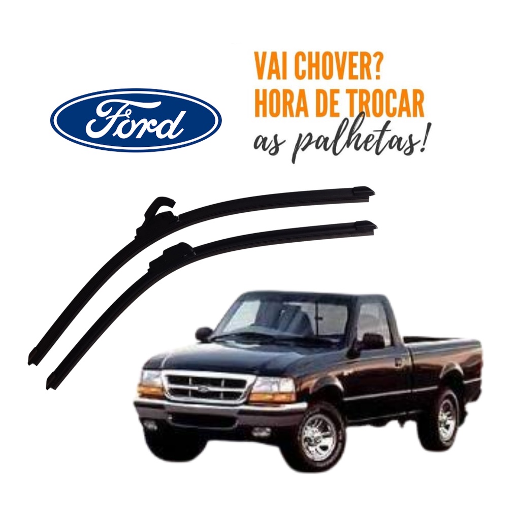 Par Palheta Limpador Parabrisa Ford Ranger 2001 a 2004 em Oferta na Shopee