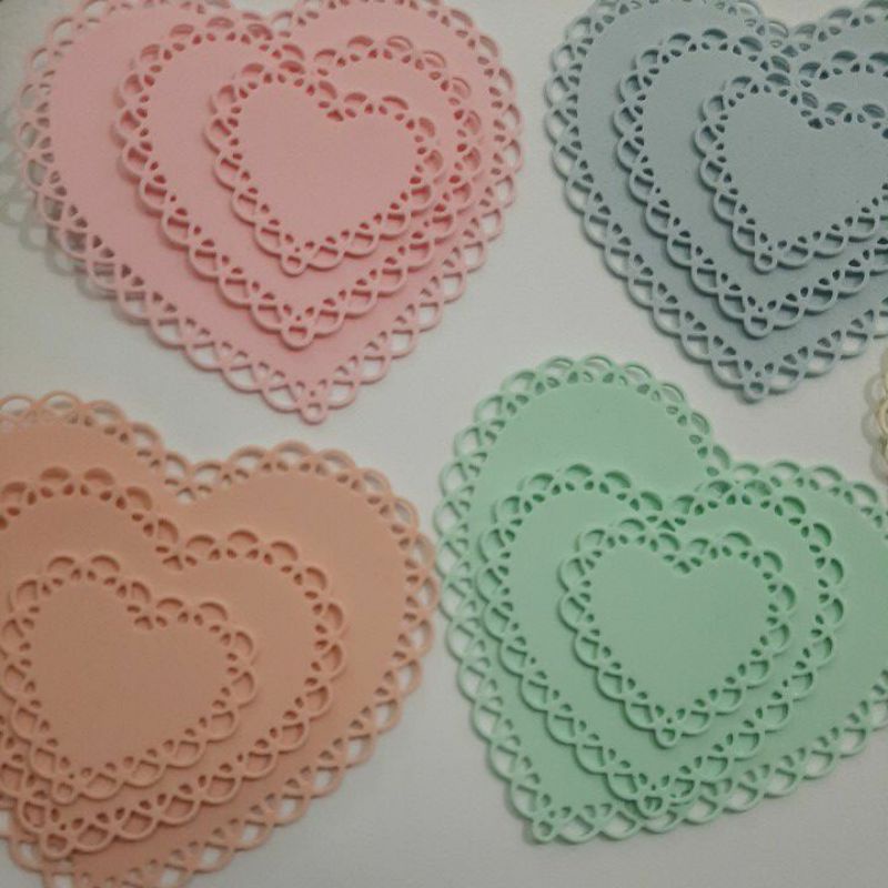 Apliques de eva moldura Coração em Oferta na Shopee