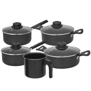 Kit De Panelas Antiaderente GRafite Fort-lar 5 Pecas- LAM
