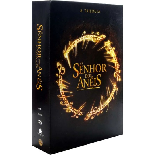 Dvd O Senhor dos Anéis - A Trilogia - Lacrado e Original. (RARIDADE) Box.