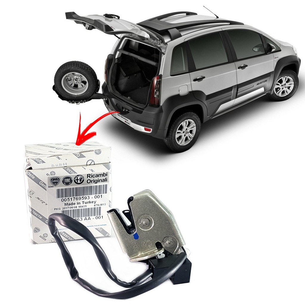 Fechadura Suporte Estepe Traseiro Fiat Idea Adventure 2015 - 51769593