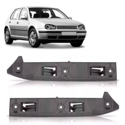 Par Guia Suporte Parachoque Dianteiro Golf 1998 A 2006