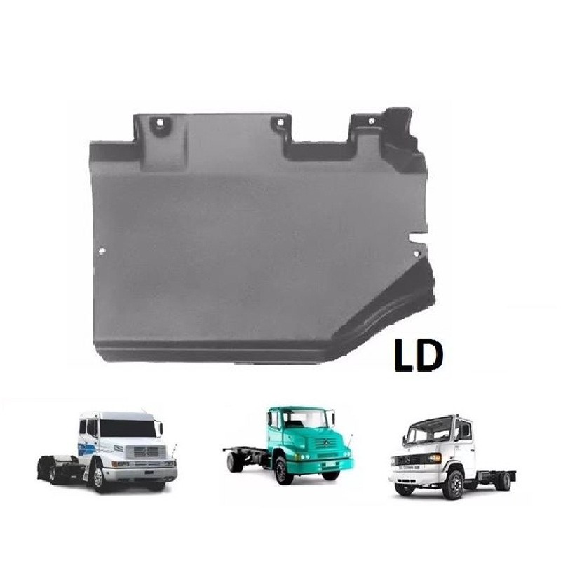 Revestimento Caminhão Pedal Cinza - Lado Direito- Mb 709 710 1618 1941