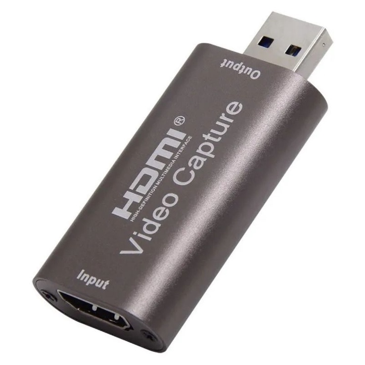 Mini Adaptador 4k 1080p Hdmi P/ Usb 3.0 Placa Captura Vídeo