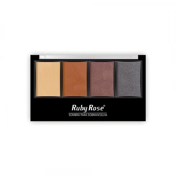 Paleta De Sombra Para Sobrancelha Ruby Rose Primer Hb9354