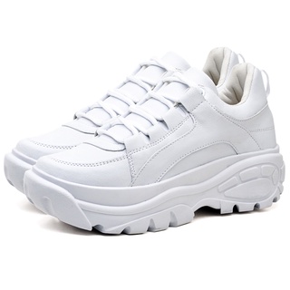 Tenis Feminino Dubuy Casual Chunky Plataforma Branco 728FG