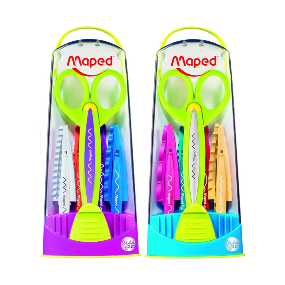 Kit Tesoura Corte Criativo Maped Créa Cut + 5 Lâminas em Oferta na Shopee