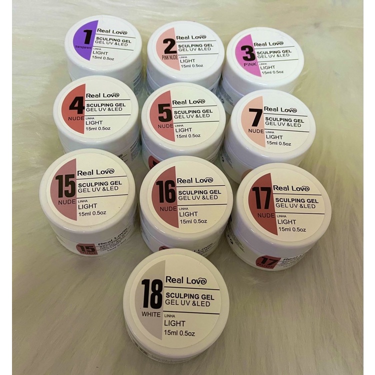 Sculping Gel Real Love 15 ML Linha Light