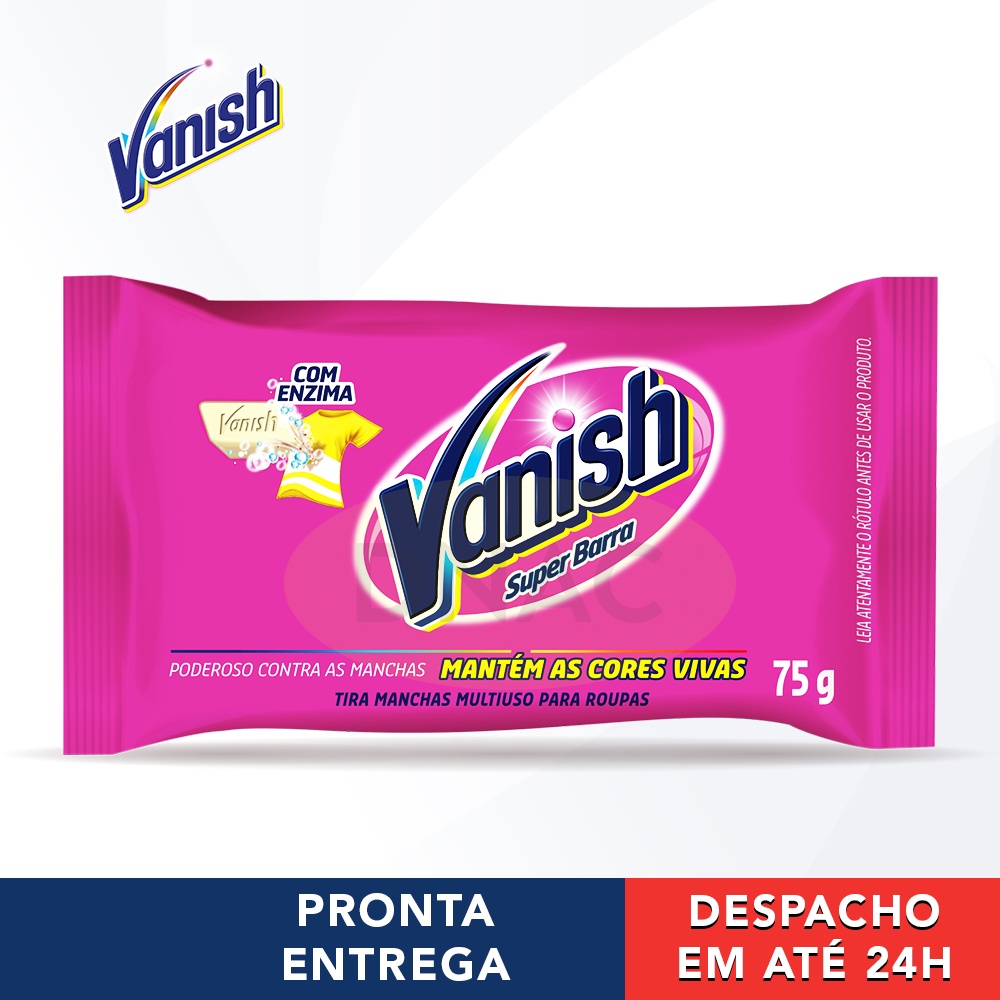 Vanish Rosa Tira Manchas em Barra Roupas Coloridas - 1 und