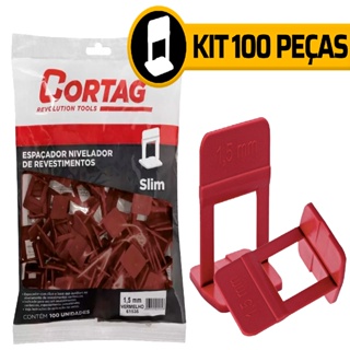 Nivelador Espaçador 100 Pçs 1,5mm Clips Piso Porcelanato em Oferta na Shopee