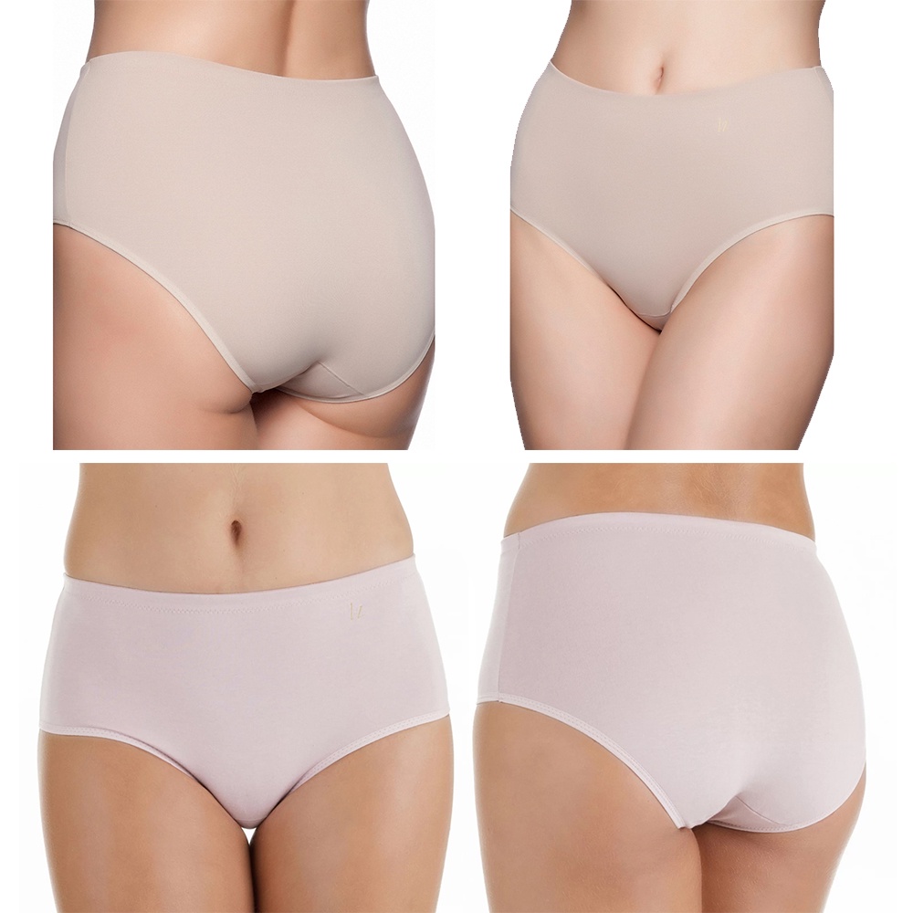 Calcinha Clássica Algodão Liz 50343 Plus Size Modelagem Alta em Oferta na Shopee