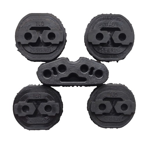 Coxim Escapamento Palio Weekend Kit 5 Peças