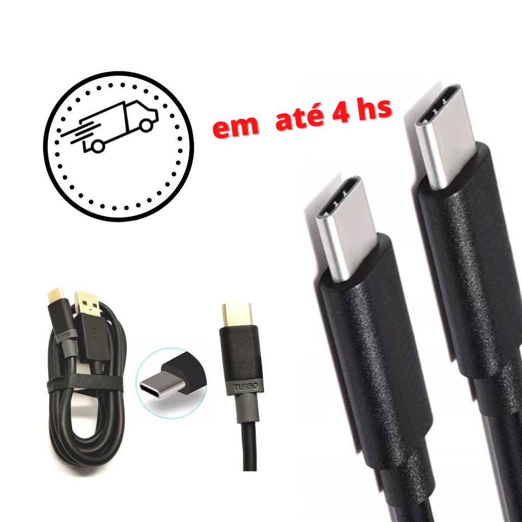 Kit C/ 3 Cabos Carregador p/ Motorola Moto Z2, Z2 Play, Z3 Play, Z4 One, One Zoom, One Hyper ,One Vison Carregamento Rápiido Envio Imediato NO MESMO DIA