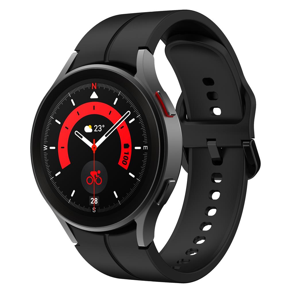Pulseira Ridge de Silicone com Fivela para Galaxy Watch 4 Watch 5 Watch4 Watch5