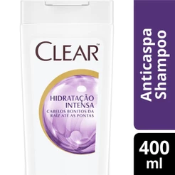 Shampoo Clear Anticaspa Hidratação Intensa com 400ml