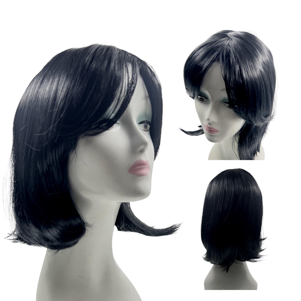 Peruca Curta Lisa Wig Orgânica Idêntica Ao Cabelo Humano