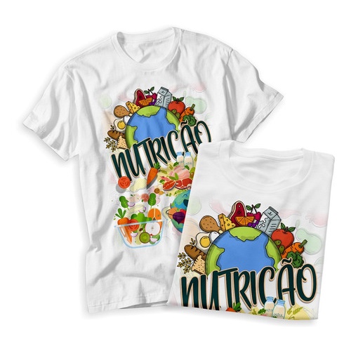 Camiseta Personalizada Estampa Profissão Nutrição 2021